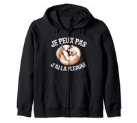 Je Peux Pas J'ai La Flemme - Renard Sweat à Capuche