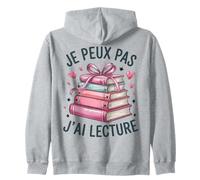 Je Peux Pas J'Ai Lecture Cadeau Lectrice Humour Femme Sweat à Capuche