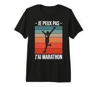 Je Peux Pas J'Ai Marathon Course à Pied Marathonien Coureur T-Shirt Haut de Gamme