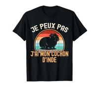 Je Peux Pas J'ai Mon Cochon d'Inde Humour Cochon Inde Mignon T-Shirt