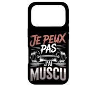 Je Peux Pas Jai Muscu Humour Musculation Coque pour iPhone 17 Pro