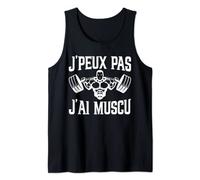 Je Peux Pas J'Ai Muscu Musculation Cadeau De Culturiste Débardeur