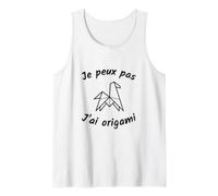 Je Peux Pas J'Ai Origami Pliage Papier Cadeau Débardeur