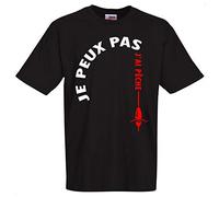 Je peux pas j'ai pêche T-Shirt Fête des pères Tshirt Pêcheurs,. Un Design Cool pour Les Amateurs de la pêche. Type de col: Rond.