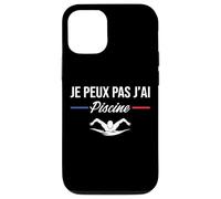 Je Peux Pas J'Ai Piscine Natation Nageur Nager Humour Coque pour iPhone 12/12 Pro