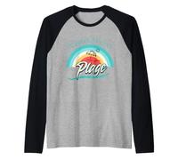 Je Peux Pas Jai Plage Humour Ete Vacances Soleil Manche Raglan