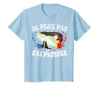 Je Peux Pas J'Ai Plongée Plongeur sous-Marine Plonger Drôle T-Shirt, Enfant, Bleu Céleste, 3 Ans