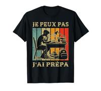 Je Peux Pas J'Ai Prépa Étudiant Vintage T-Shirt