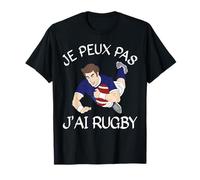 Je Peux Pas J'ai Rugby Cadeau Maillot De Joueur De Rugby T-Shirt
