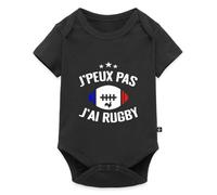 Je Peux Pas Jai Rugby Dicton Drôle Body Manches Courtes Bébé Bio