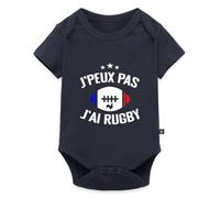 Je Peux Pas Jai Rugby Dicton Drôle Body Manches Courtes Bébé Bio