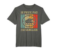 Je Peux Pas J'ai Sanglier Chasseurs Vintage Chasse T-Shirt