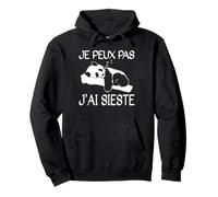 Je Peux Pas J'ai Sieste La Flemme Cadeau Drôle Panda Sweat à Capuche