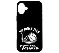 Je Peux Pas J'Ai Tennis Humour pour Padel Joueurs Coque pour iPhone 16 Plus