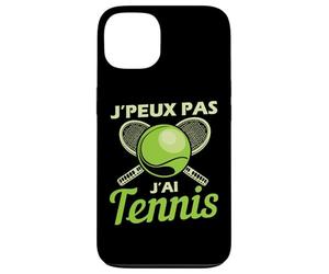 Je Peux pas j'ai Tennis joueur Raquette supporteur Drôle Coque pour iPhone 13