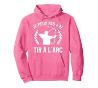 Je Peux Pas J'Ai Tir À l'arc Sweat à Capuche, Unisexe pour Adultes, Rose Vif, M