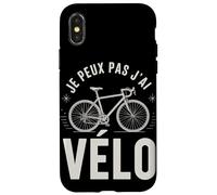 Je Peux Pas J'Ai Vélo Cyclisme Coque pour iPhone X/XS