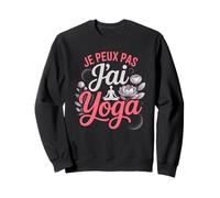 Je Peux Pas Jai Yoga Humour Meditation Zen Sweatshirt