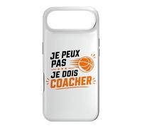 Je Peux Pas Je Dois Coacher Basket Humour Coach Basketball Coque pour iPhone Air