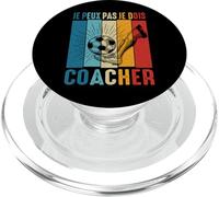 Je Peux Pas Je Dois coacher Foot Football Coach entraineur PopSockets PopGrip pour MagSafe