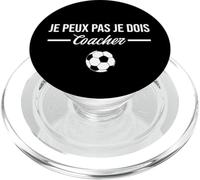 Je Peux Pas Je Dois coacher Foot Football Coach entraineur PopSockets PopGrip pour MagSafe