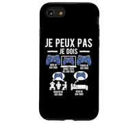 Je Peux pas je dois Jeux Vidéo gaming console manette Drôle Coque pour iPhone SE (2020) / 7 / 8