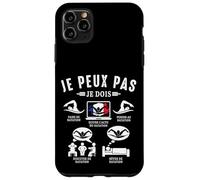 Je Peux Pas Je Dois Natation Piscine Nageur Nager Humour Coque pour iPhone 11 Pro Max