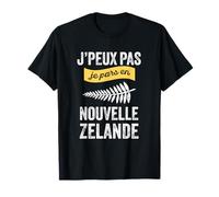 Je peux pas, je pars en Nouvelle-Zélande Touriste Fougère T-Shirt