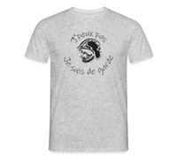 Je Peux Pas Je suis De Garde Pompier T Shirt Homme