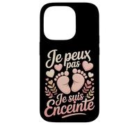 Je Peux Pas Je suis Enceinte Humour Grossesse Coque pour iPhone 14 Pro
