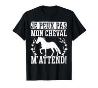 Je Peux Pas Mon Cheval Attend Me Cadeau Équitation T-Shirt Graphique avec Valeur