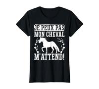 Je Peux Pas Mon Cheval Attend Me Cadeau Équitation T-Shirt Graphique avec Valeur