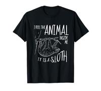 Je Peux Sentir l'animal en Moi C'est Un Paresseux T-Shirt
