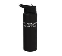Je peux t'emprunter un baiser, je te promets de le rendre Stainless Steel Insulated Water Bottle