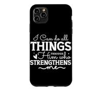 Je Peux Tout accomplir grâce à Celui Qui me renforce Coque pour iPhone 11 Pro Max
