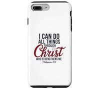 Je Peux Tout Faire avec Christ Philippiens Baseball Coque pour iPhone 7 Plus/8 Plus