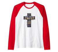 Je Peux Tout Faire grâce à Christ Qui me fortifie Bible Manche Raglan