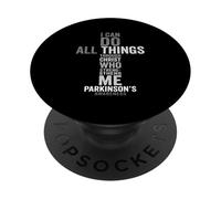 Je Peux Tout Faire grâce à la Croix du Christ de Parkinson PopSockets PopGrip Adhésif