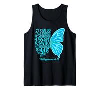 Je Peux Tout Faire par l'intermédiaire du Christ Qui me fortifie Débardeur