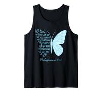 Je Peux Tout Faire par l'intermédiaire du Christ Qui me fortifie Débardeur