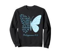 Je Peux Tout Faire par l'intermédiaire du Christ Qui me fortifie Sweatshirt