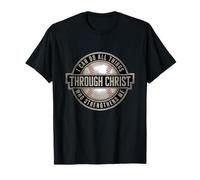 Je Peux Tout par Christ Philippiens Baseball T-Shirt