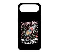 Je Pique Fort mais Je Souris Plus Fort Infirmière Coque pour iPhone Air
