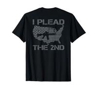 Je plaide pour Le 2e amendement - Pro Gun Rights AR15 USA (Retour) T-Shirt