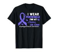 Je porte de la pervenche pour ma belle-sœur - Cancer de l'œsophage T-Shirt