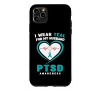 Je Porte de la Sarcelle pour Mon Mari Sensibilisation au SSPT Coque pour iPhone 11 Pro Max