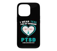 Je Porte de la Sarcelle pour Mon Mari Sensibilisation au SSPT Coque pour iPhone 13 Pro