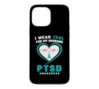 Je Porte de la Sarcelle pour Mon Mari Sensibilisation au SSPT Coque pour iPhone 13 Pro Max