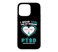 Je Porte de la Sarcelle pour Mon Mari Sensibilisation au SSPT Coque pour iPhone 15 Pro Max