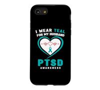 Je Porte de la Sarcelle pour Mon Mari Sensibilisation au SSPT Coque pour iPhone SE (2020) / 7/8